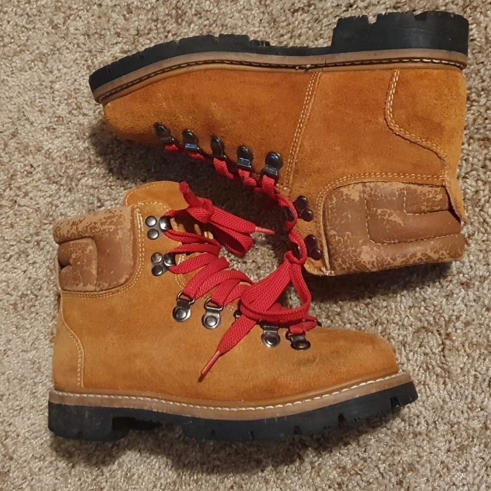 Vtg Sears The Shoe Place Hiking Boots sz 6.5 - Picture 2 of 8
